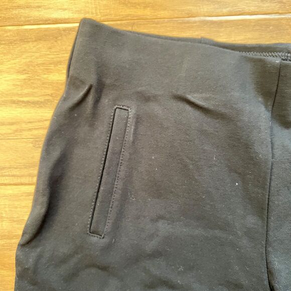 Chico's Pants Size 0.5 (6) Regular Black Juliet Straight-Leg Ponte Pull On - Picture 3 of 9